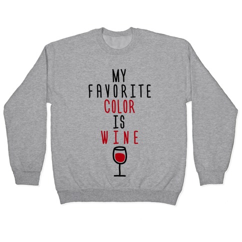 Wine top color sweatshirt