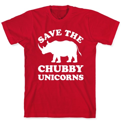 Mens Save The Chubby Unicorns Funny T Shirt rhino gift unicorn gift long sleeve 