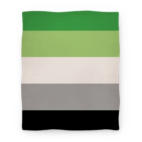 Aromantic Pride Flag Blanket