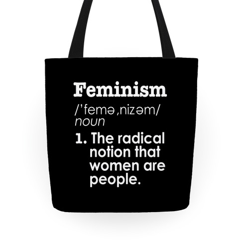 Feminism Definition Tote