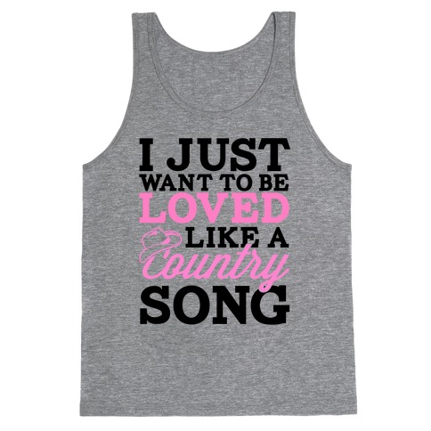 Country Song Love Tank Top