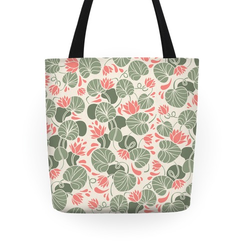 Art Nouveau Water Lilies Totes | LookHUMAN