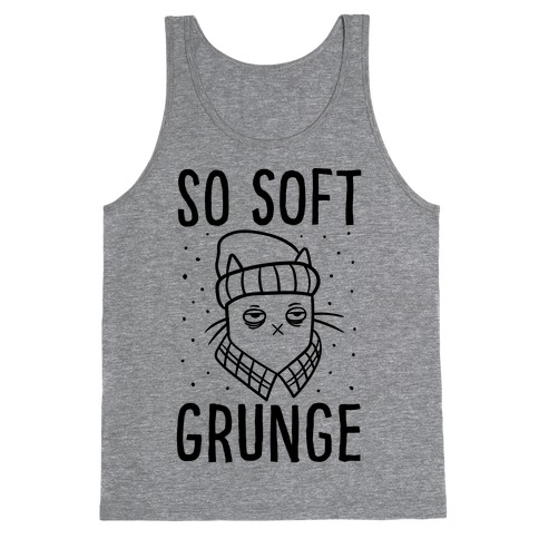 Soft Grunge Cat Tank Top