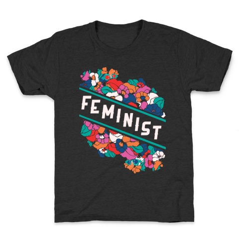 Feminist Floral Kids T-Shirt