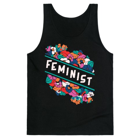 Feminist Floral Tank Top
