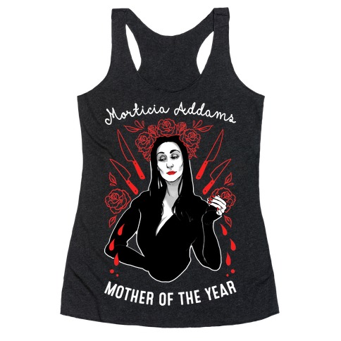 Morticia Addams Mother of the Year Racerback Tank Top