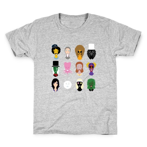 Many Faces of Fielding Kids T-Shirt
