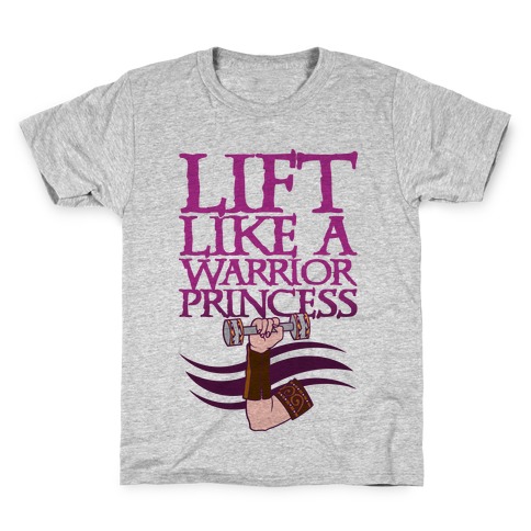 Lift Like A Warrior Princess Kids T-Shirt