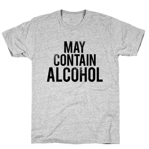 Comical Shirt Ladies May Contain Alcohol Tee Tri-Blend Tank Top 