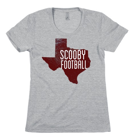 Scooby Football Womens T-Shirt