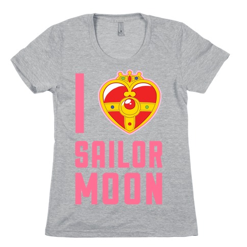 I Heart Sailor Moon Womens T-Shirt