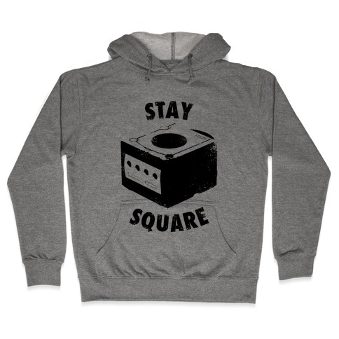 Stay Square (Vintage) Hooded Sweatshirt