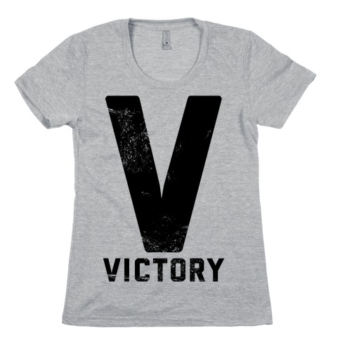 V For Victory Womens T-Shirt