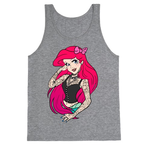 Punk Mermaid Princess Tank Top