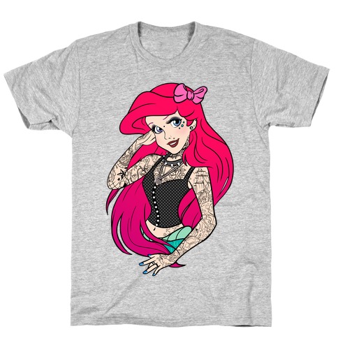 Punk Mermaid Princess T-Shirt