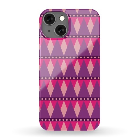 Pink Triangle Pattern Case Phone Case