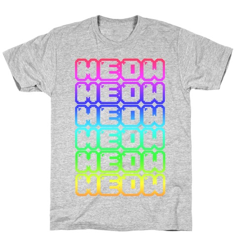 Meow Rainbow T-Shirt