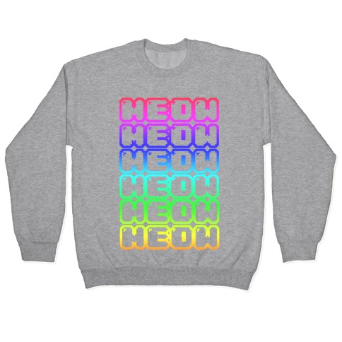 Meow Rainbow Pullover
