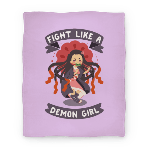 Kamado Tanjiro and Nezuko Demon Slayer Anime T Shirt Fleece Blanket