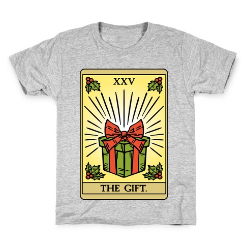 The Gift Tarot Card Holiday Gift Tags Kids T-Shirt