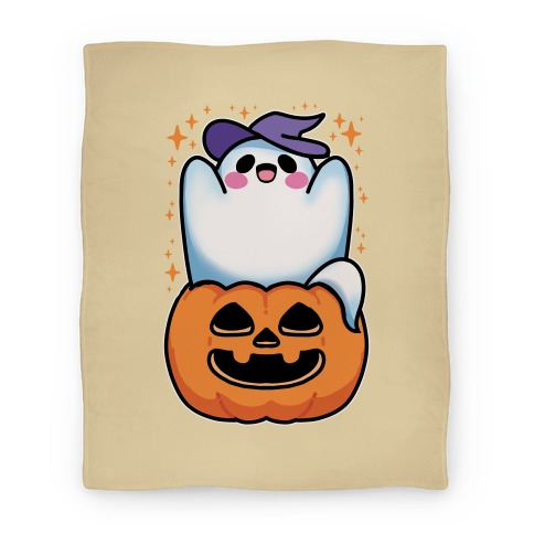 Cute Halloween Ghost Blanket