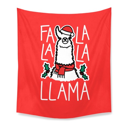 Falalala Llama Tapestry