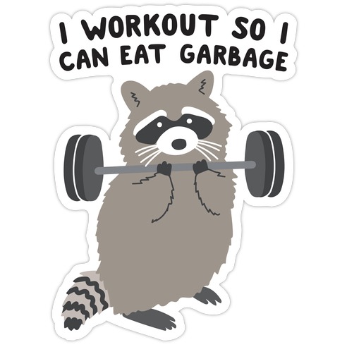  I Eat What I Want Garbage Trash Raccoon Raglan