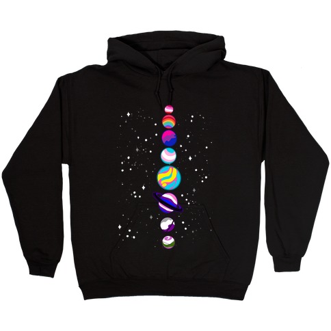 LGBTQ+ Planets Hooded Sweatshirt