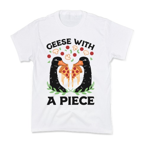 Geese With A Piece Kids T-Shirt
