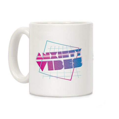 Anxiety Vibes Vaporwave Coffee Mug