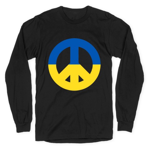 Peace symbol (Ukraine) Long Sleeve T-Shirt
