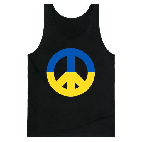 Peace symbol (Ukraine) Tank Top