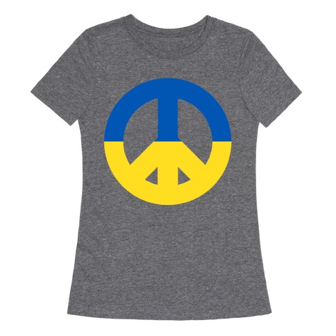 Peace symbol (Ukraine) Womens T-Shirt