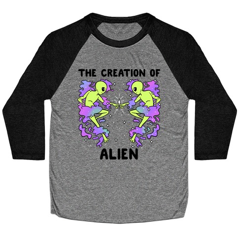 The Creation Of Alien Baseball Tee