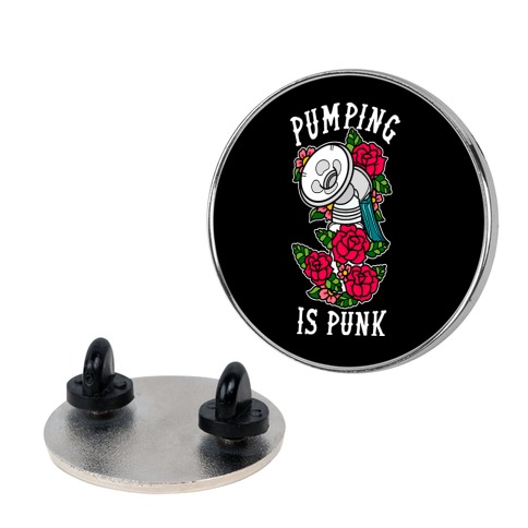 Pumping Is Punk Pin