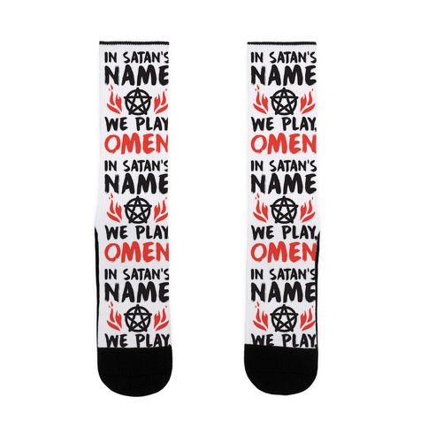 In Satan's Name We Play, Omen Sock