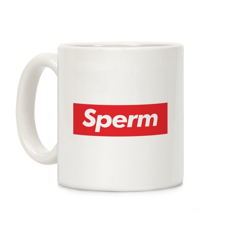 Supreme Sperm Parody Coffee Mug