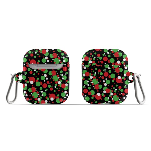 Red And Green Holiday Confetti AirPod Case