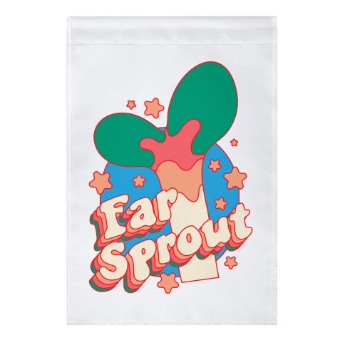 Far Sprout Groovy Plant Sprout Garden Flag