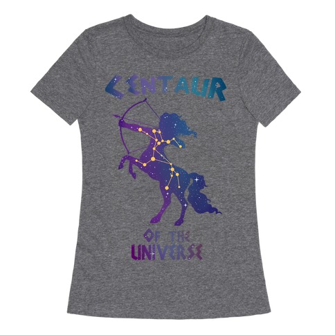 Centaur Of The Universe: Constellation Womens T-Shirt