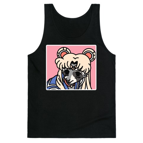 Sailor Moon Redraw Raccoon Tank Top