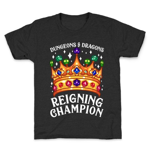 Dungeons & Dragons Reigning Champion Kids T-Shirt