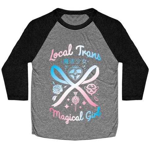 Local Trans Magical Girl Baseball Tee