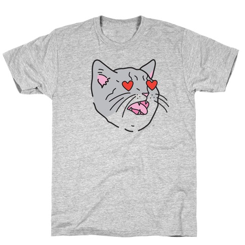 Cat With Heart Eyes T-Shirt