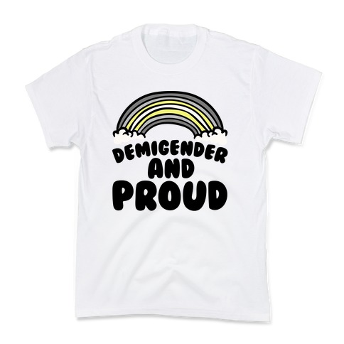 Demigender And Proud Kids T-Shirt