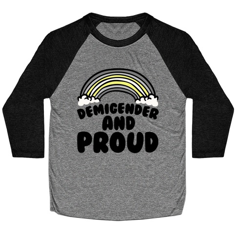 Demigender And Proud Baseball Tee
