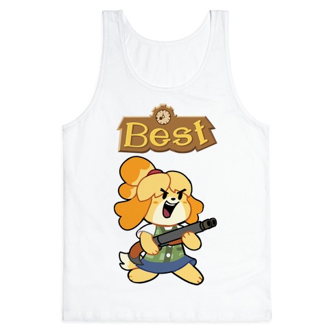 Best Friends Doomguy and Isabelle Tank Top