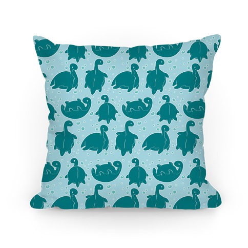 Cute Nessie Pattern Pillow