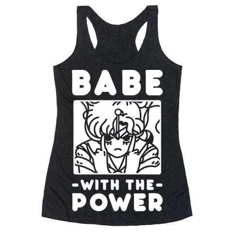 Babe With the Power Sailor Jupiter Racerback Tank Top