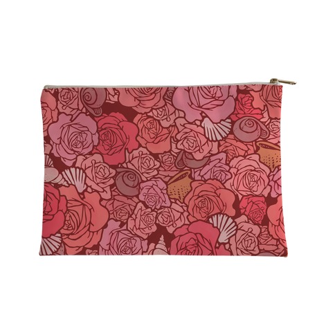 Shells and Roses Accessory Bag